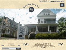 Tablet Screenshot of matherhodge.com